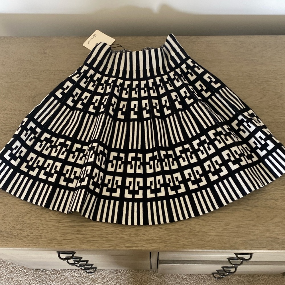 Brand new patterned pleated skirt from Italy!!